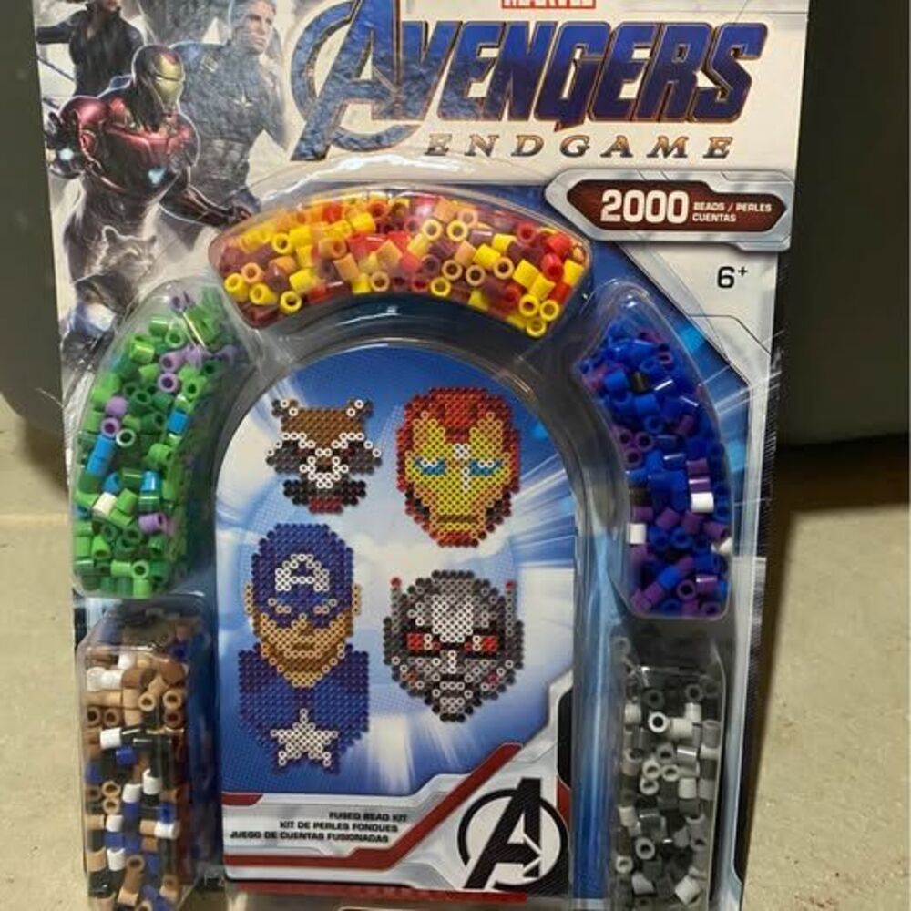 Marvel Avengers Endgame Perler Fused Bead Kit – 2,000 Beads – New